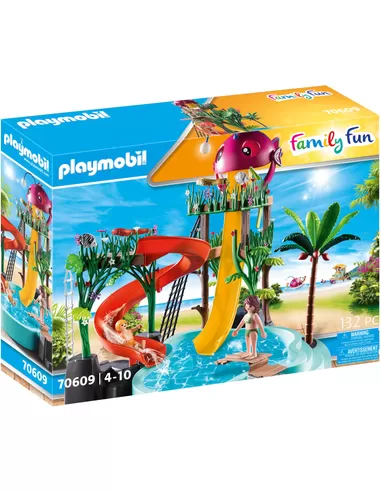 Playmobil Family Fun Waterpark Met Glijbanen
