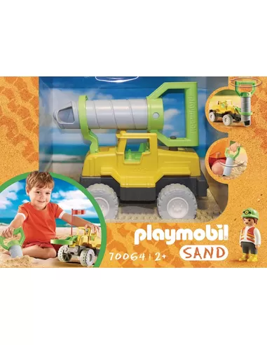 Playmobil vrachtwagen met zandboor